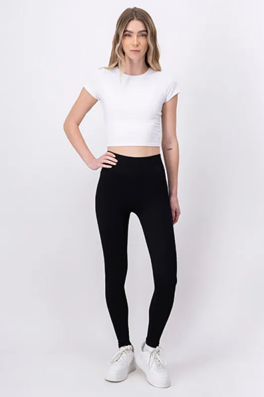 Leggings Acanalados Cintura Ancha sold by Shasa