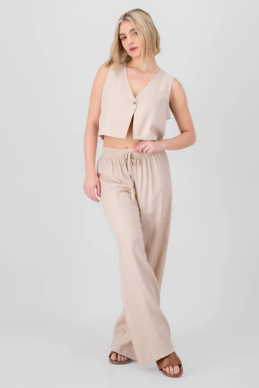Pantalon amplio resorte sold by Shasa
