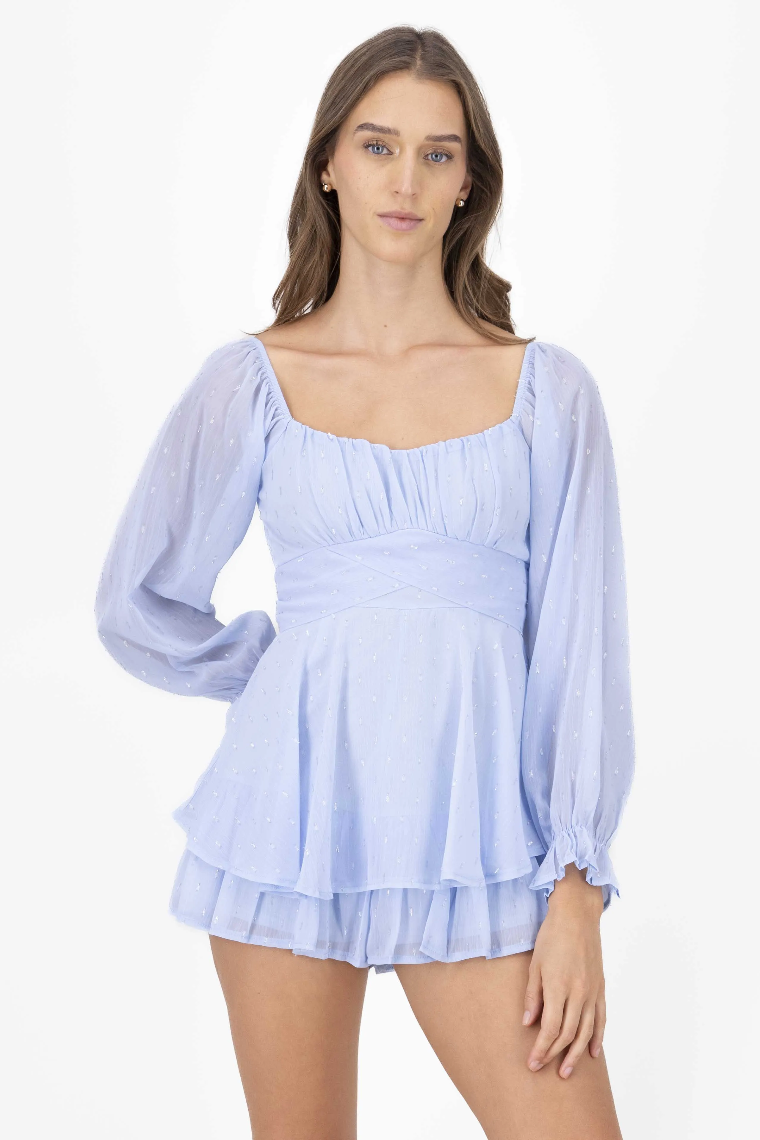 Romper manga larga abullonada sold by Shasa