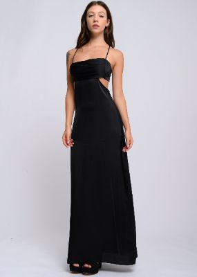 Vestido maxi satin espalda abierta sold by Shasa
