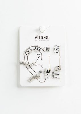 Set 12 piezas earcuffs coronas sold by Shasa