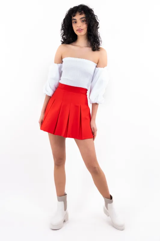 Falda mini tableada sold by Shasa