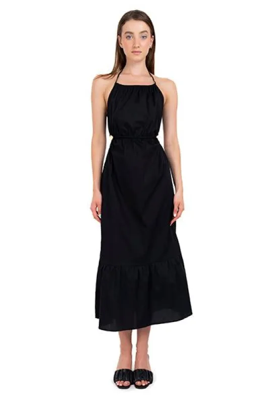 Vestido maxi liso espalda descubierta sold by Shasa