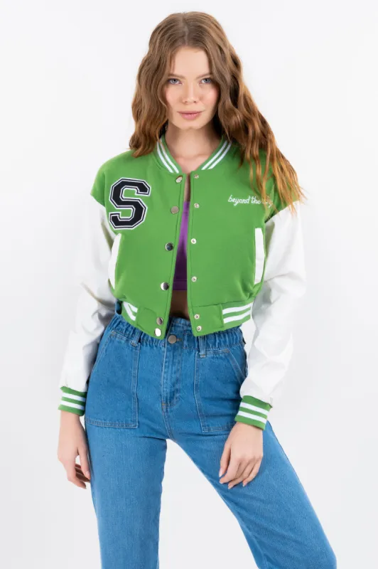 Chamarra bomber parche S sold by Shasa