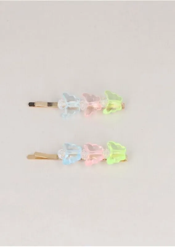 Set 2 pasadores mariposas sold by Shasa