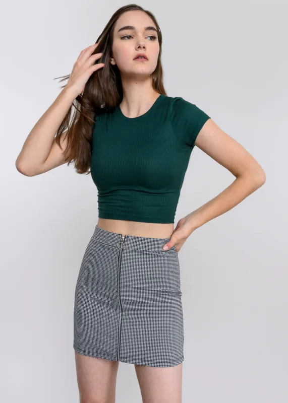 Top manga corta textura sold by Shasa