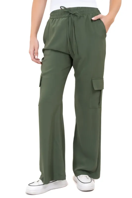 Pantalón cargo wide leg sold by Shasa