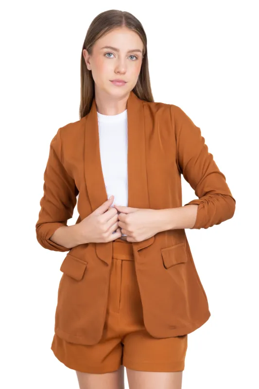 Saco manga 3/4 fruncida sold by Shasa