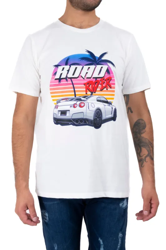 Playera estampado road sold by Shasa