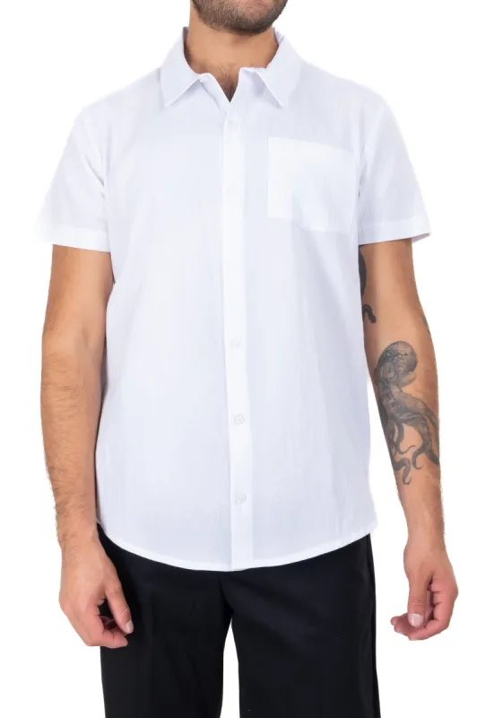 Camisa detalle textura manga corta sold by Shasa