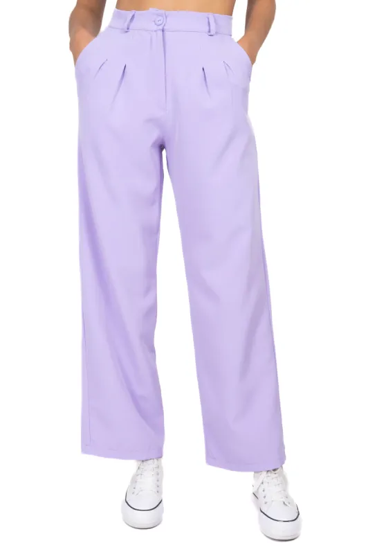 Pantalón recto pinzas dobles sold by Shasa
