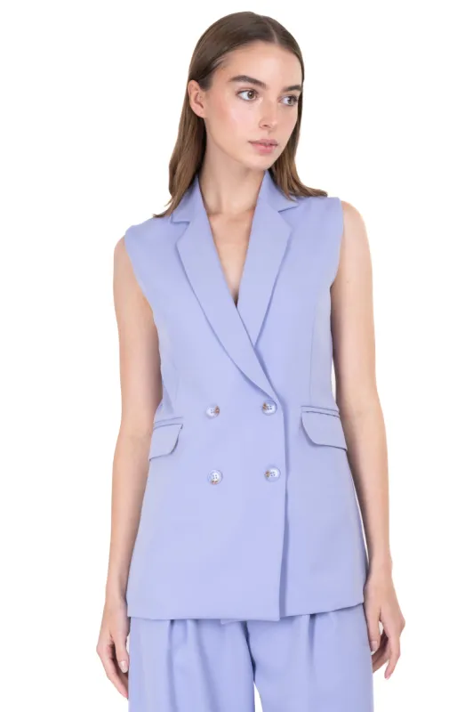 Chaleco sastre bolsos solapa sold by Shasa