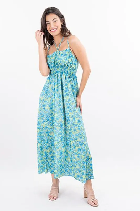 Vestido maxi floreado sold by Shasa