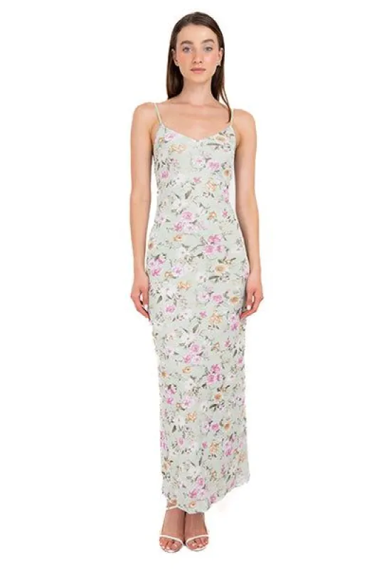 Vestido maxi flores sold by Shasa