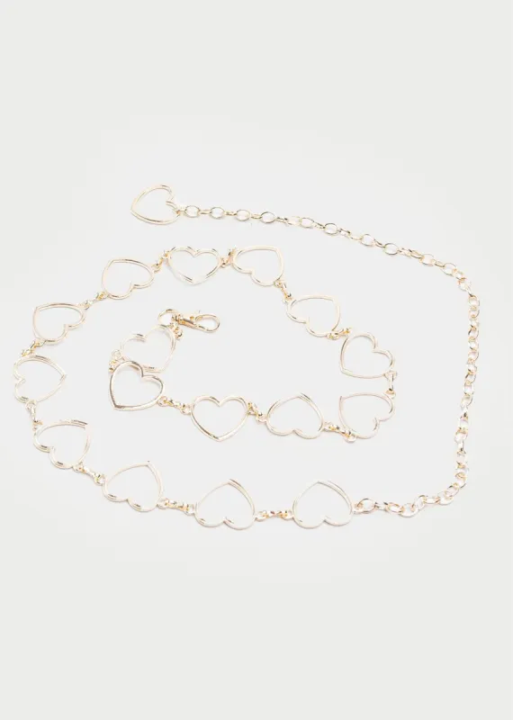 Cinturón Cadena Forma Corazón sold by Shasa