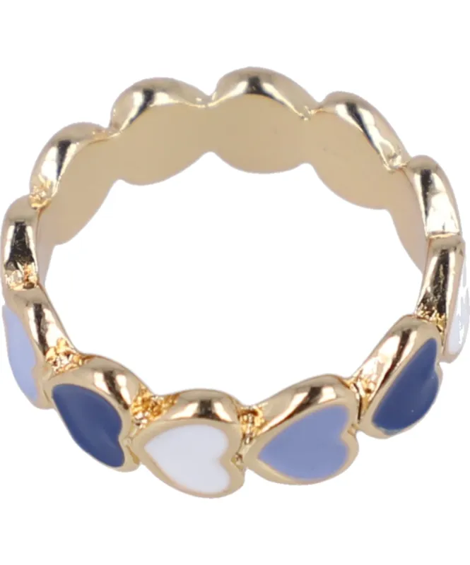 Anillo corazones multicolor sold by Shasa