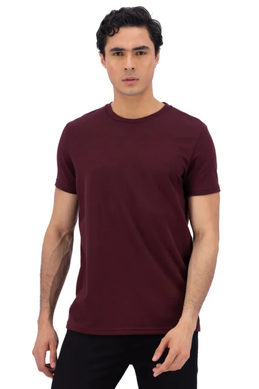 Playera cuello redondo textura waffle sold by Shasa