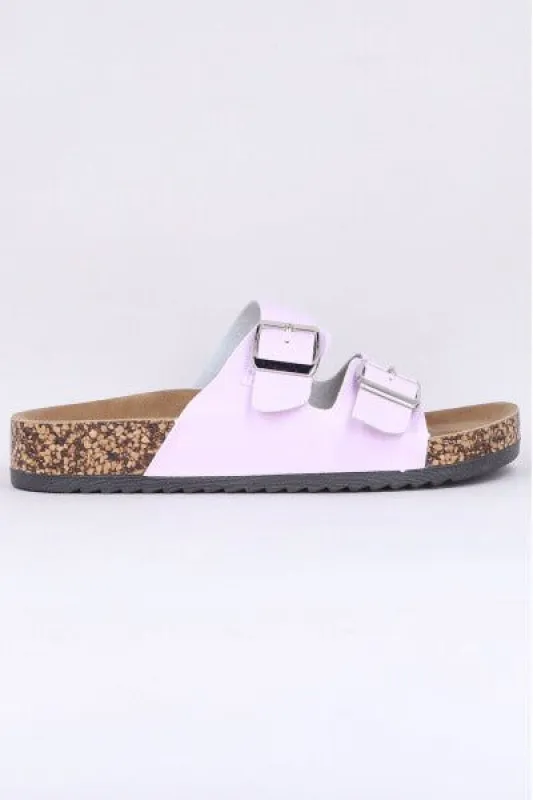 Sandalias 2 hebillas efecto corcho sold by Shasa
