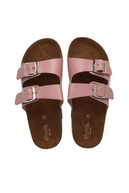 Sandalias 2 hebillas efecto corcho sold by Shasa