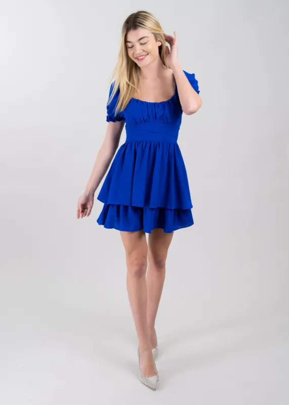 Vestido Mini Capas Moño sold by Shasa