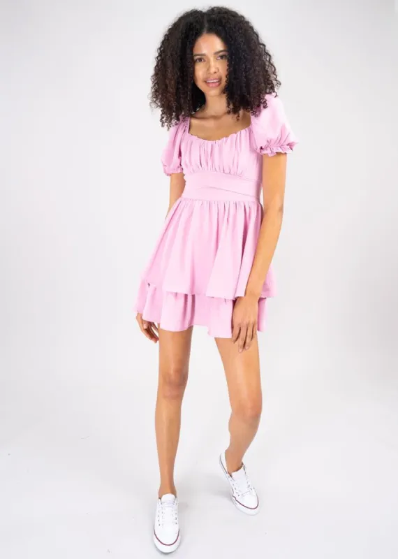 Vestido Mini Capas Moño sold by Shasa