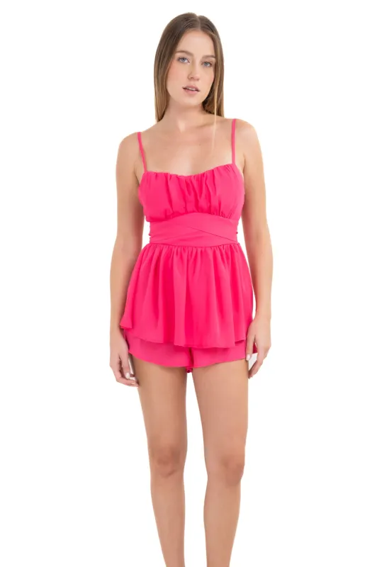 Romper cruzado tirantes delgados sold by Shasa