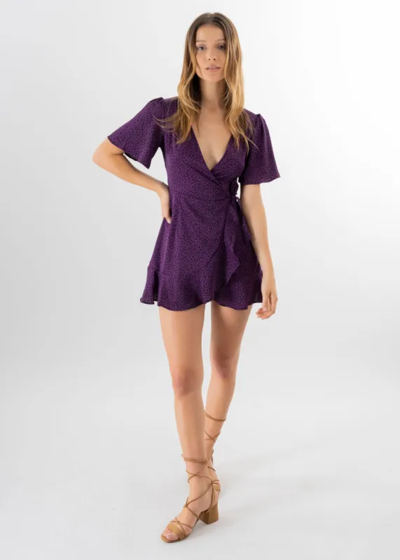 Vestido mini animal print sold by Shasa