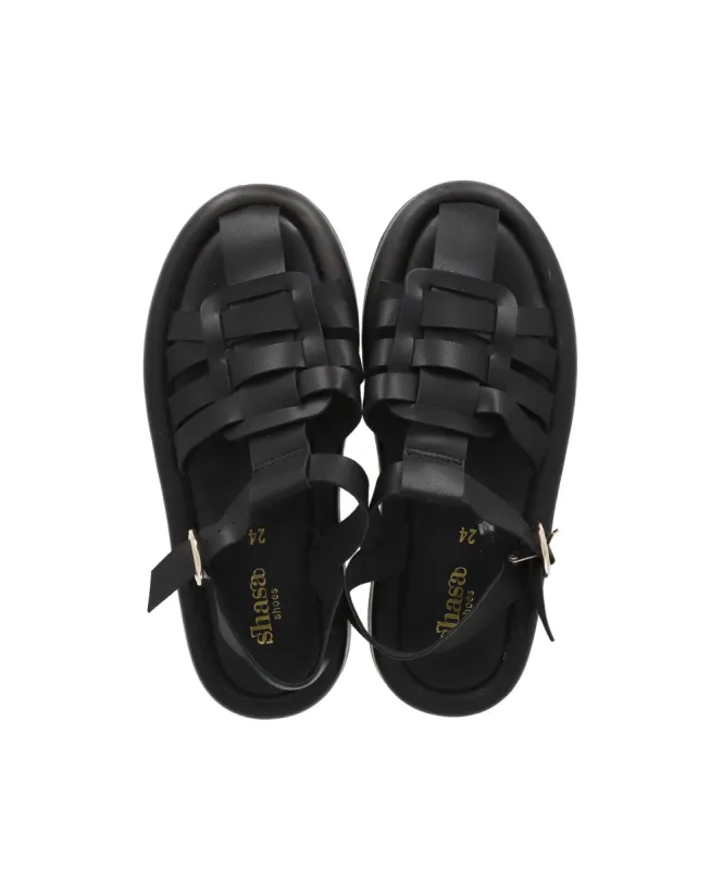 Sandalia cangrejera suela alta sold by Shasa