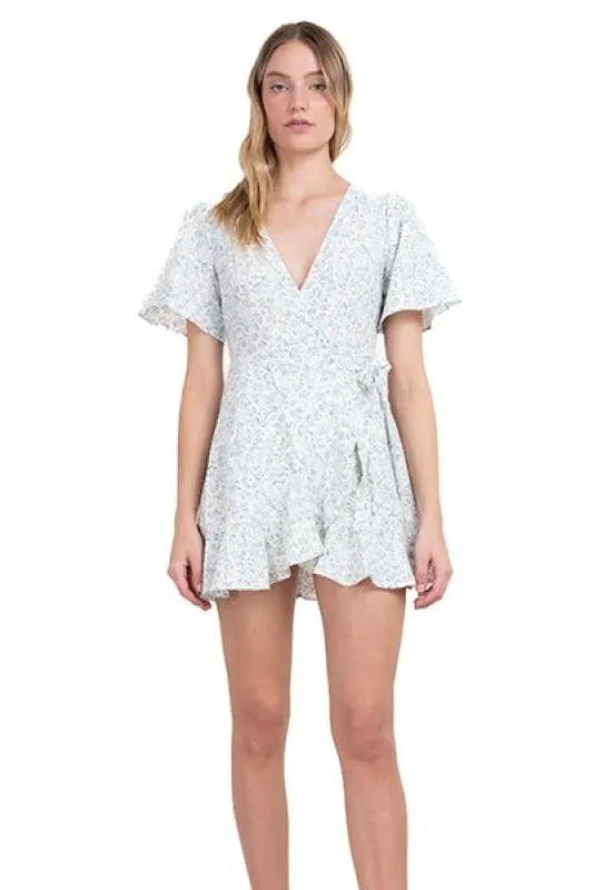 Vestido mini cruzado olanes sold by Shasa