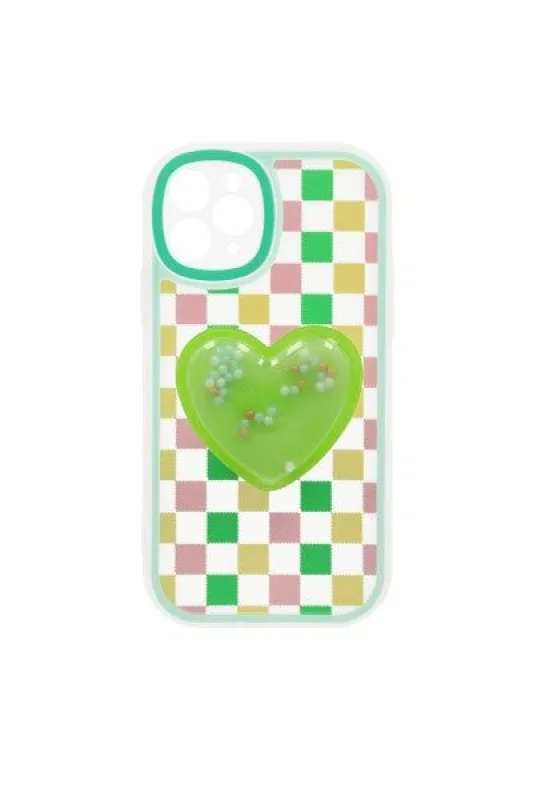 Funda celular i11 cuadros corazón sold by Shasa