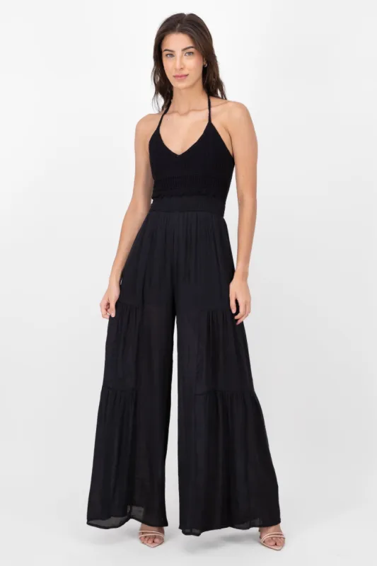 Jumpsuit lino crochet sold by Shasa