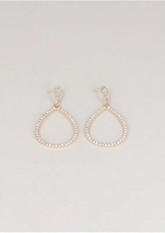 Aretes Colgantes Brillo sold by Shasa