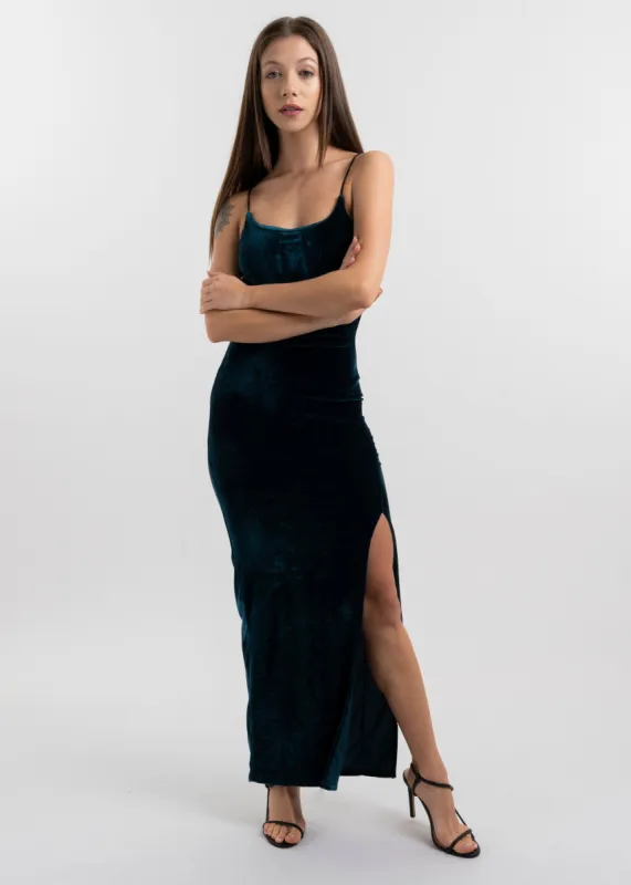 【Aje.】Moonbow Velvet Maxi Dress ベルベット ナイトドレス Aje Moonbow Velvet Maxi Dress | David Jones