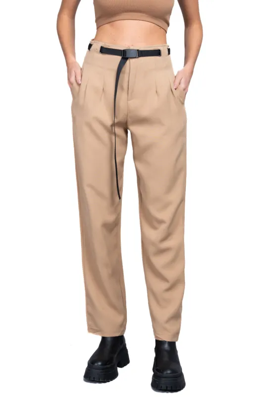 Pantalón Recto Cinturón sold by Shasa