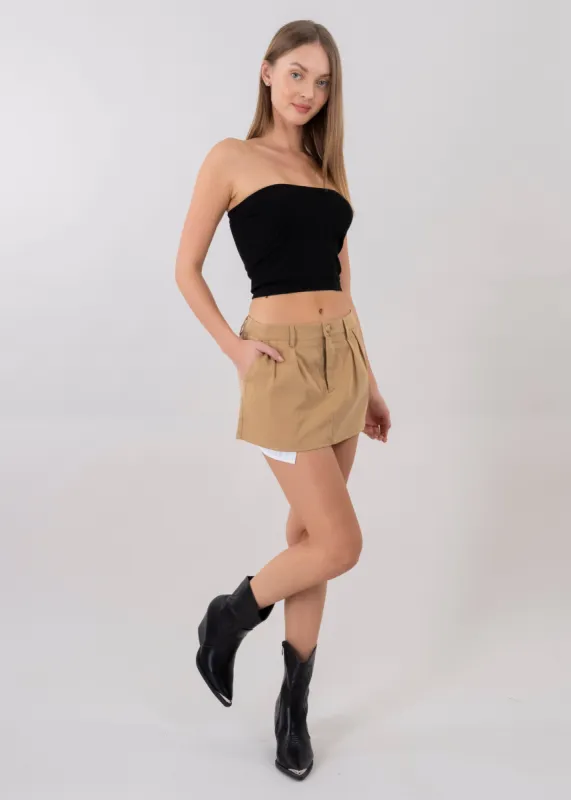 Falda mini doble pinza sold by Shasa