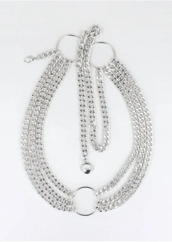 Cinturón eslabones metálicos sold by Shasa