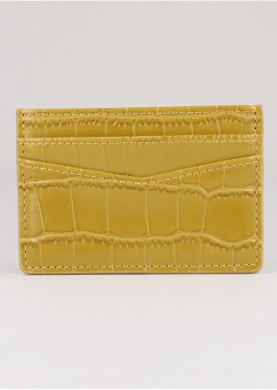 Tarjetero efecto cocodrilo sold by Shasa