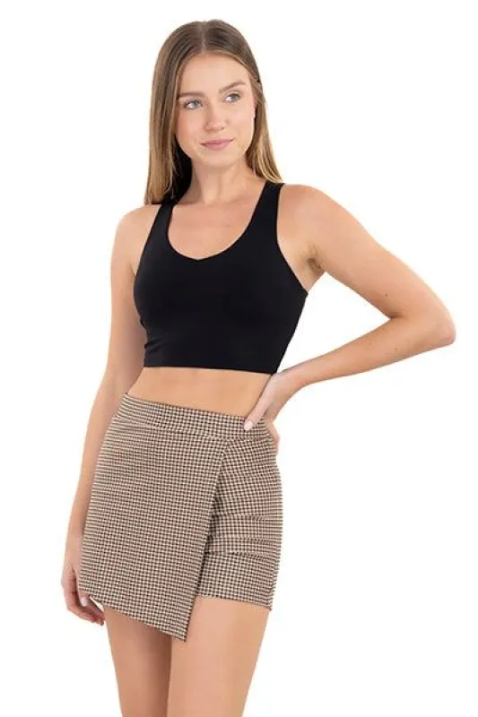 Top crop seamless doble tejido sold by Shasa