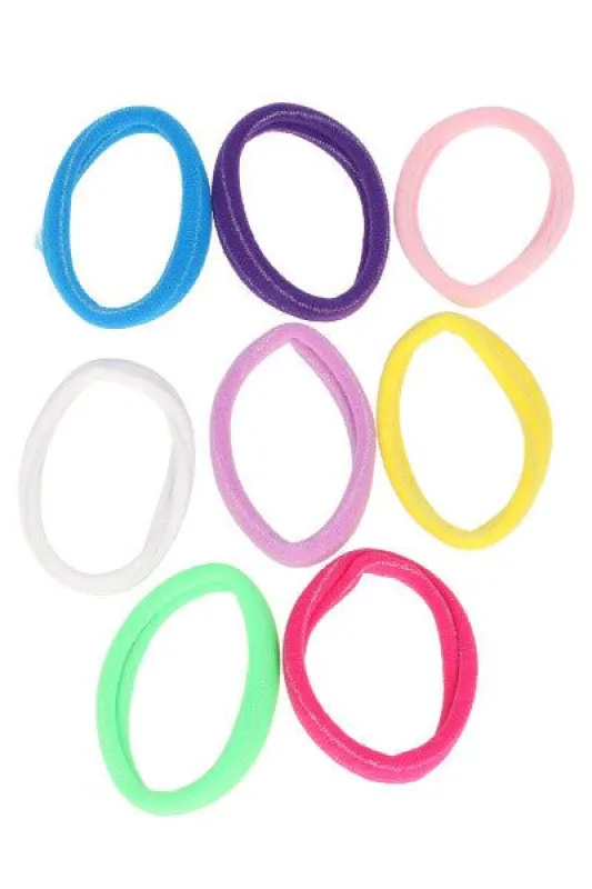 Set 8 Piezas Ligas Multicolor Lurex sold by Shasa