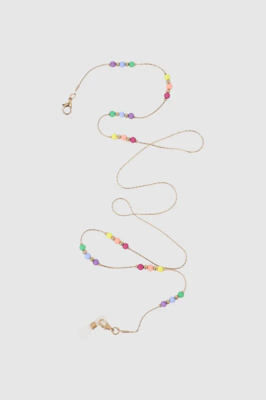 Cadena Multifunción Cuentas Multicolor sold by Shasa