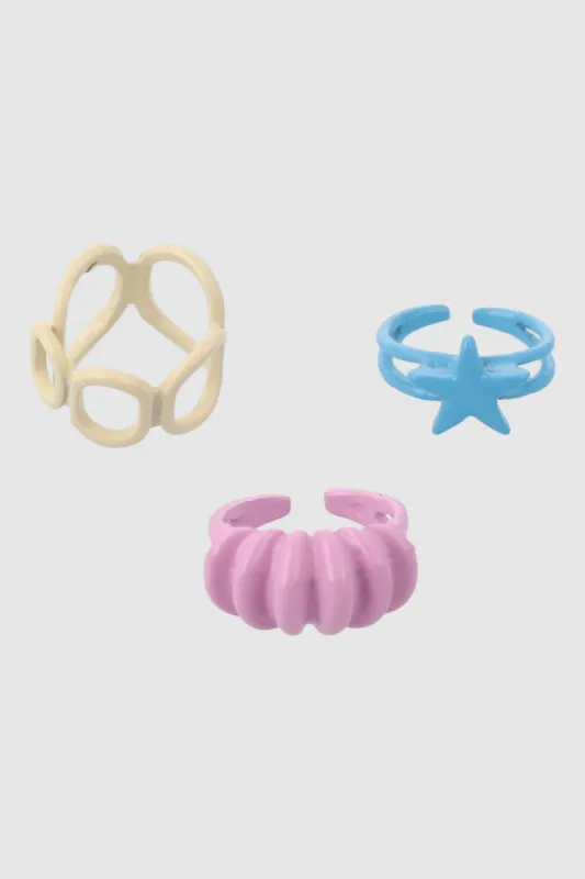 3 Anillos Estrella Color sold by Shasa