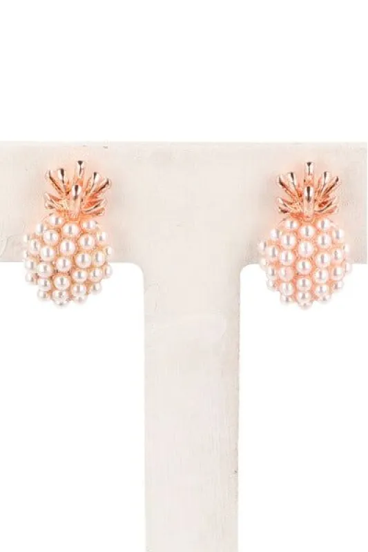 Aretes Piñas Perlas sold by Shasa
