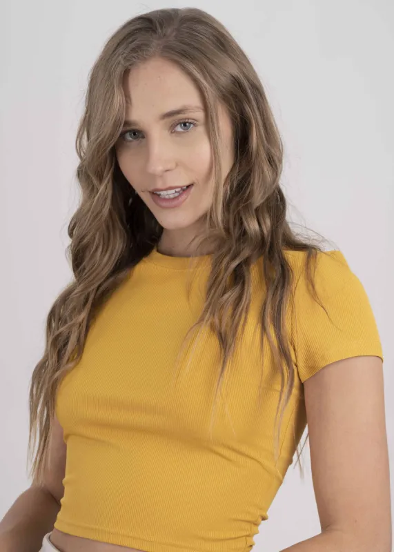 Top manga corta acanalado sold by Shasa