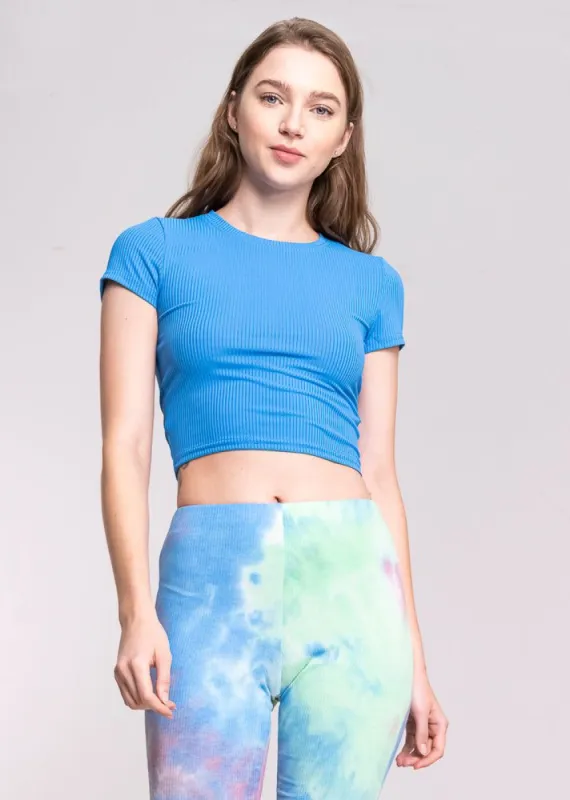 Top manga corta acanalado sold by Shasa