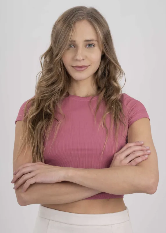 Top manga corta acanalado sold by Shasa