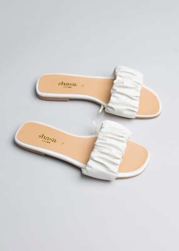 Sandalias pala tira rugosa sold by Shasa