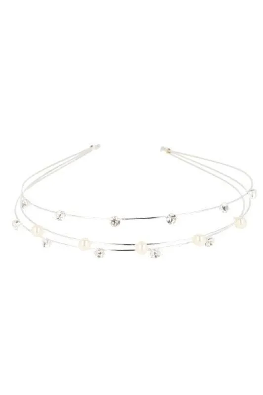 Diadema delgada 3 capas brillos sold by Shasa