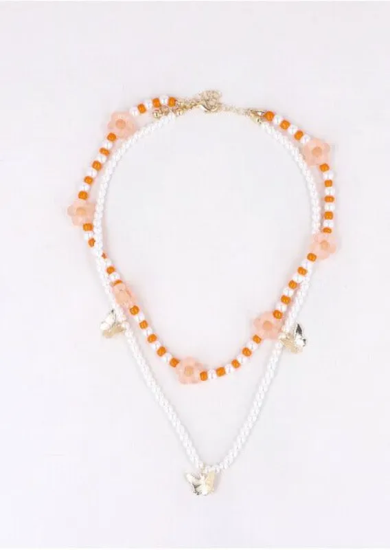 2 P Choker Mariposas Flores sold by Shasa