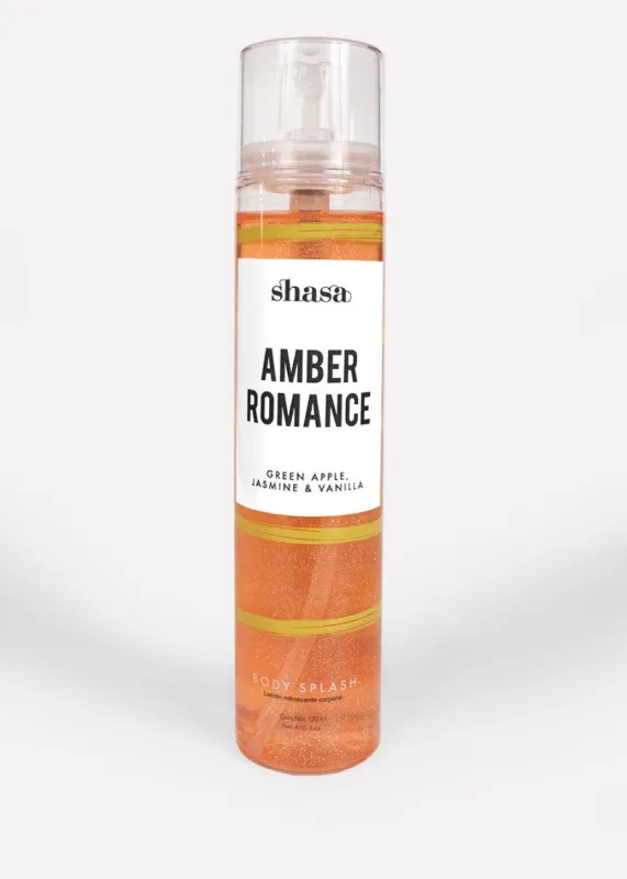 Body splash glitter Amber Romance sold by Shasa