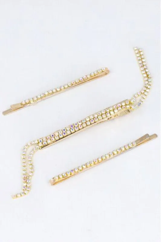 Set 3 piezas broche brillos sold by Shasa